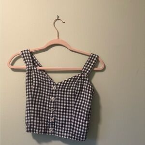 Abercrombie Pleated Wide Strap Button-Through Cami